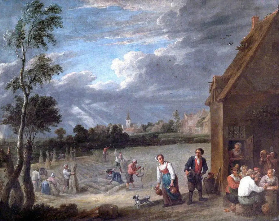 Bir Hasat Sahnesi - David Teniers le Jeune