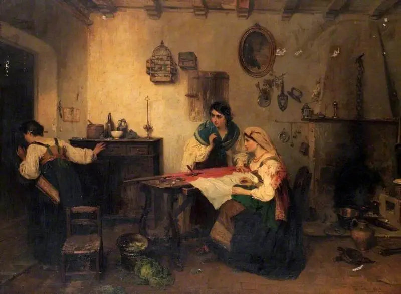 Bir Rissorgimento Sahnesi - Gerolamo Induno