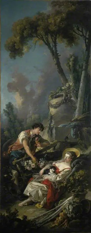 Bir Çoban Sahnesi («Uyuyan Bahçıvan») - François Boucher