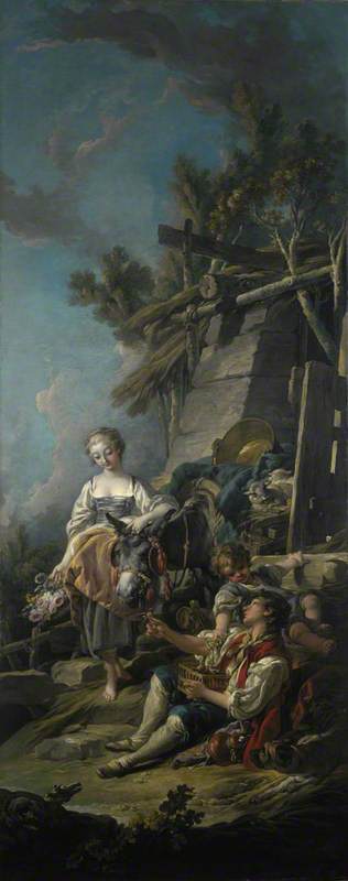 Une scène pastorale ("L'Offrande à la Villageoise") - François Boucher