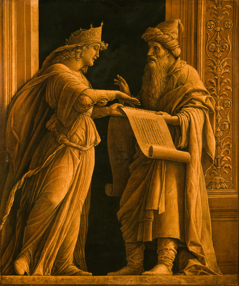 Bir Sibyl ve Bir Peygamber - Andrea Mantegna