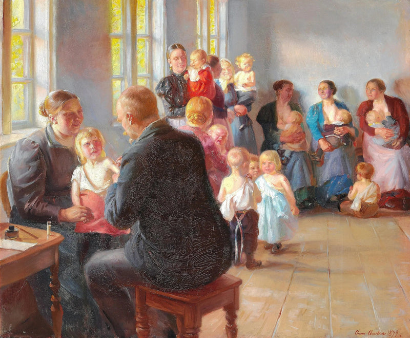 Bir Aşılama - Anna Ancher