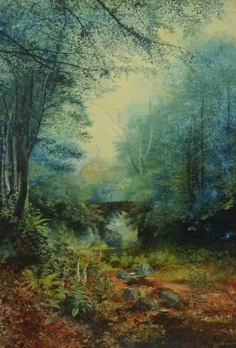 Ağaçlık Vadi - John Atkinson Grimshaw