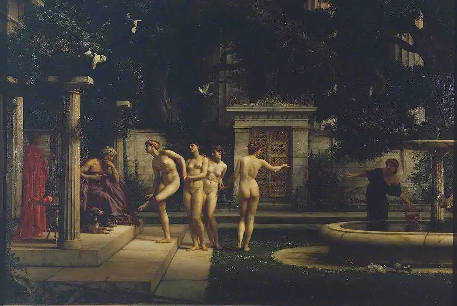 Esculape Ziyareti - Edward Poynter