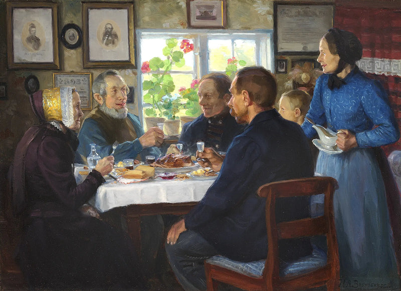 Abbednæs'taki dokumacı Hans Nielsen'i ziyaret - H. A. Brendekilde