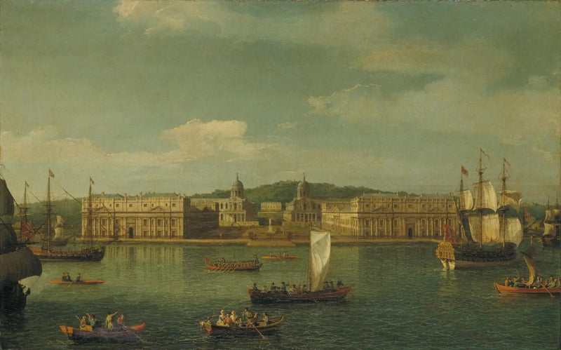 Greenwich'ten Nehir Manzarası - Canaletto