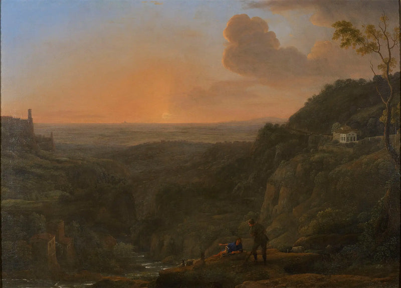 Tivoli'den Kırsal Manzara - Claude Lorrain