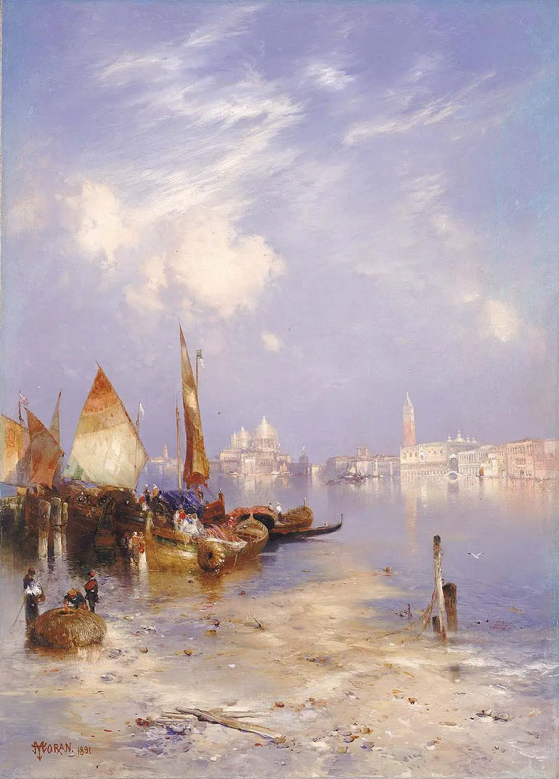 Venice Manzarası - Thomas Moran