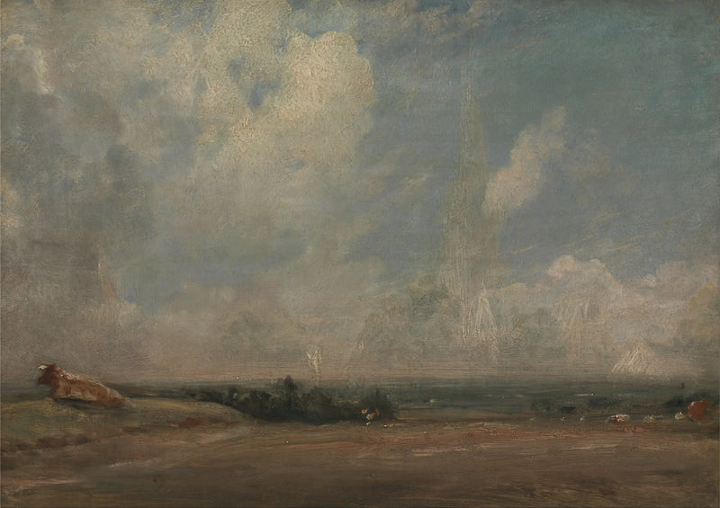 Hampstead Heath'ten Bir Manzara (?) - John Constable