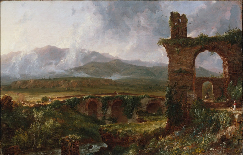 Tivoli yakınlarında bir manzara (sabah) - Thomas Cole