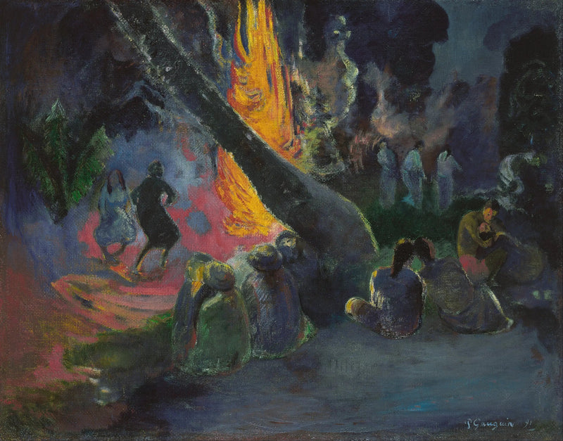 Upa upa, Ateş Dansı - Paul Gauguin
