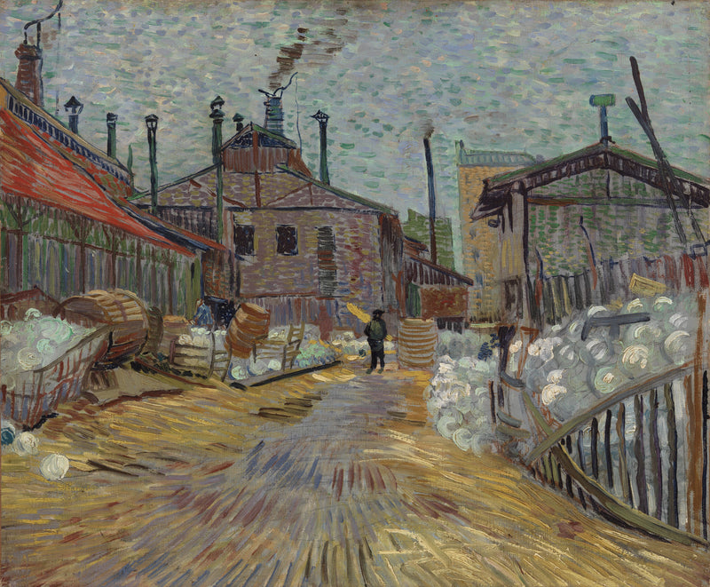 Asnières Fabrikası - Vincent van Gogh