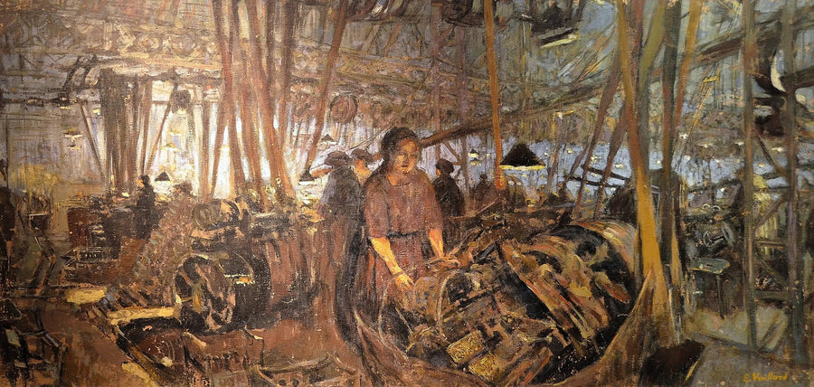 Lyon'daki Silah Üretim Fabrikası: Kuleler - Édouard Vuillard