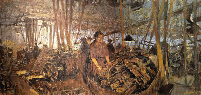 Lyon'daki Silah Üretim Fabrikası: Kuleler - Édouard Vuillard