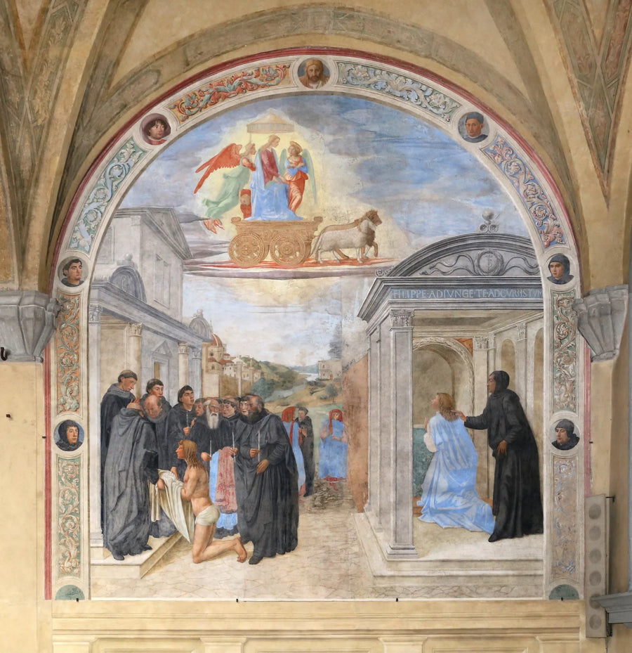 Saint Philippe Benizi Eseri - Cosimo Rosselli