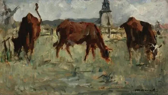 Otlayan İnekler - Édouard Manet