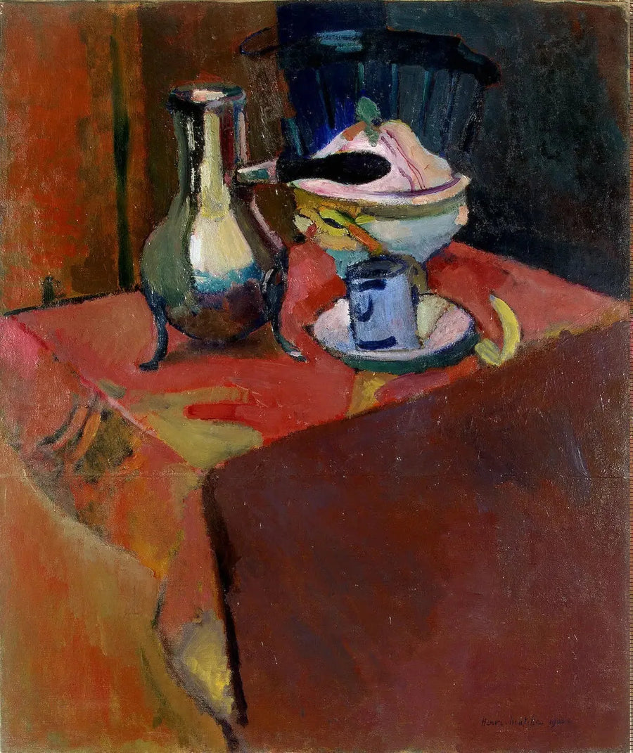 Bir masada tabaklar - Henri Matisse