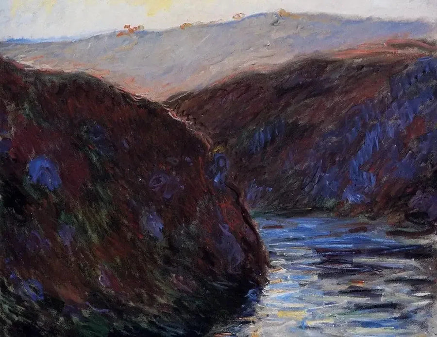 Creuse Vadisi, akşam etkisi - Claude Monet