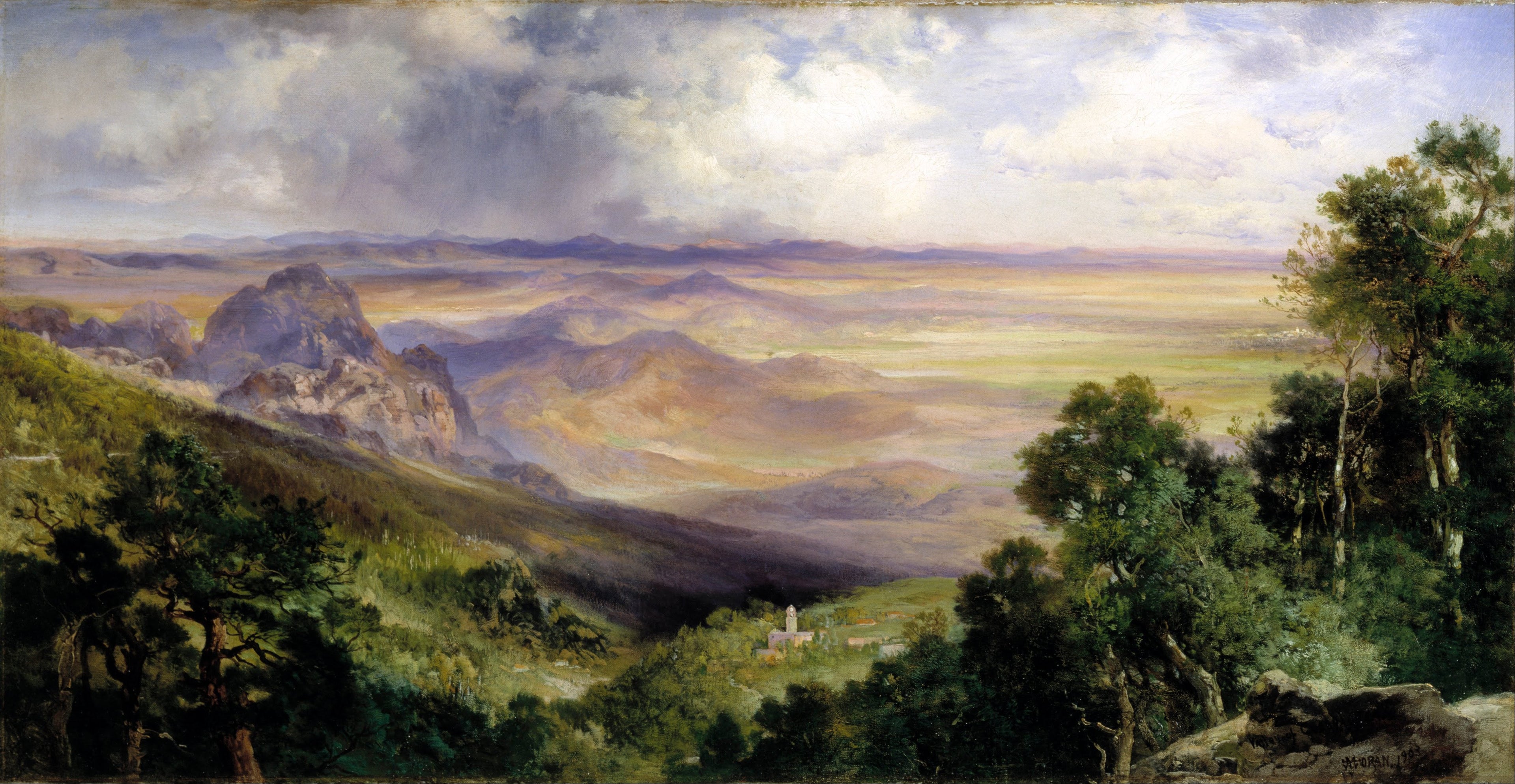 Vallée de Cuernavaca - Thomas Moran