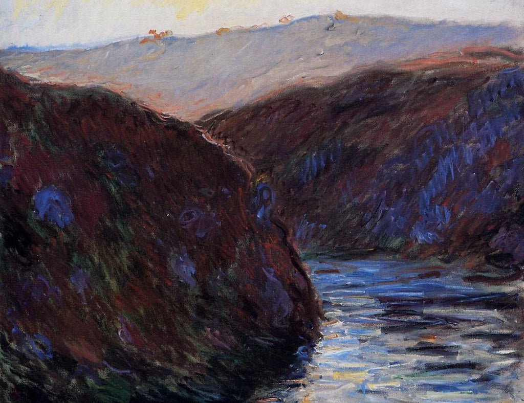 Reproduction du tableau « Vallée de la Creuse, effet du soir - Claude Monet » par Alpha Reproduction en peinture à l’huile