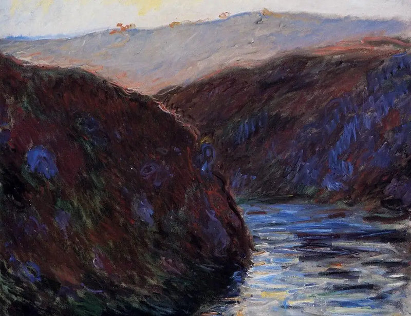 Creuse Vadisi, akşam etkisi - Claude Monet
