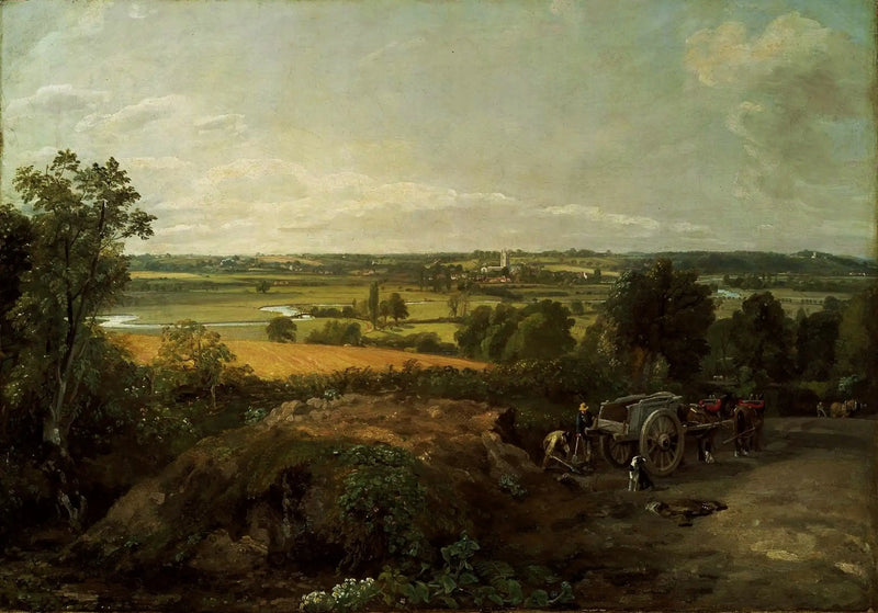 Stour Vadisi ve Dedham Kilisesi - John Constable