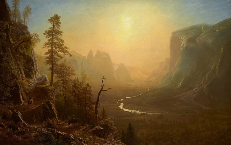 Yosemite Vadisi, Glacier Point Yolu - Albert Bierstadt