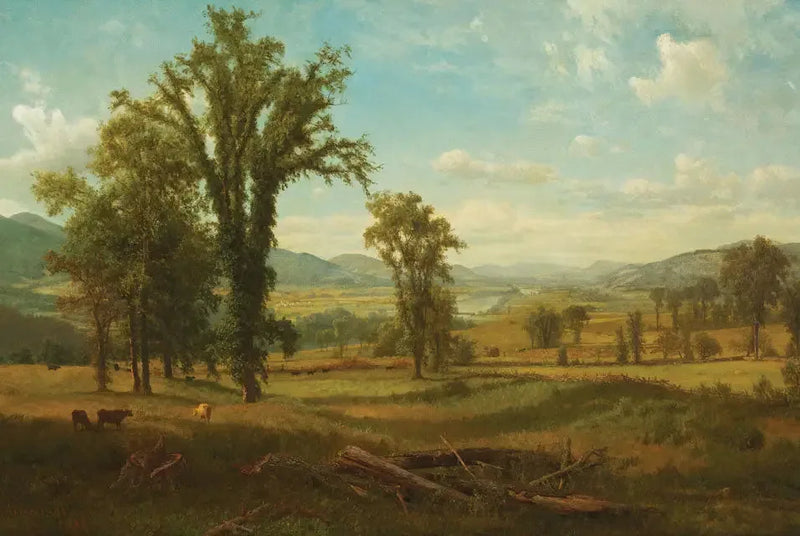 Connecticut Nehri Vadisi, Claremont, New Hampshire - Albert Bierstadt