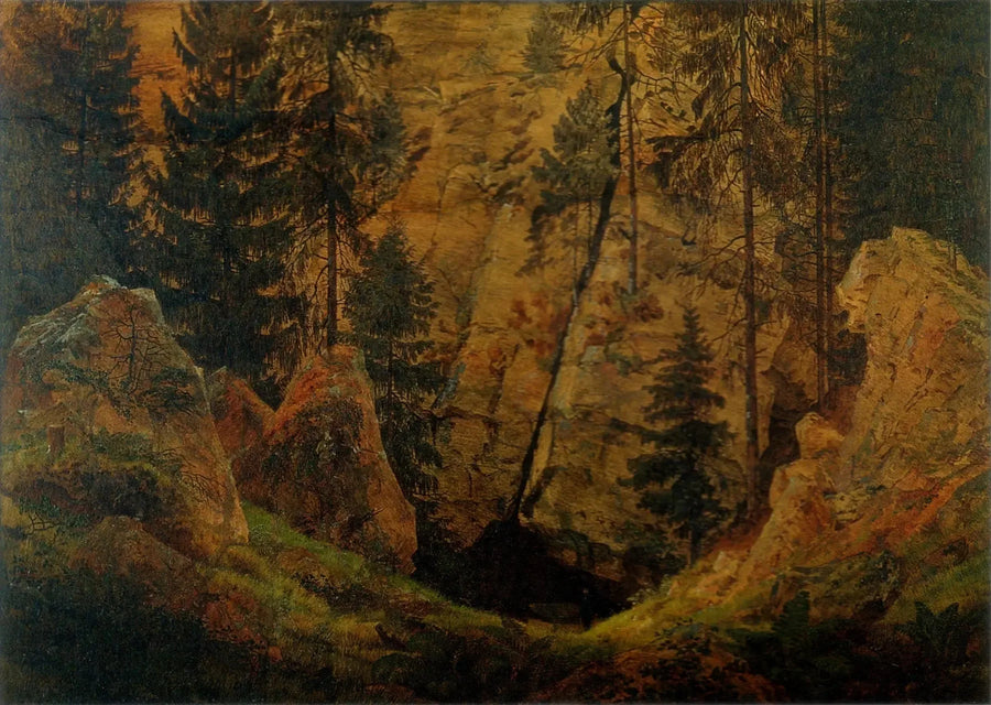 Kayalık Vadi - Caspar David Friedrich