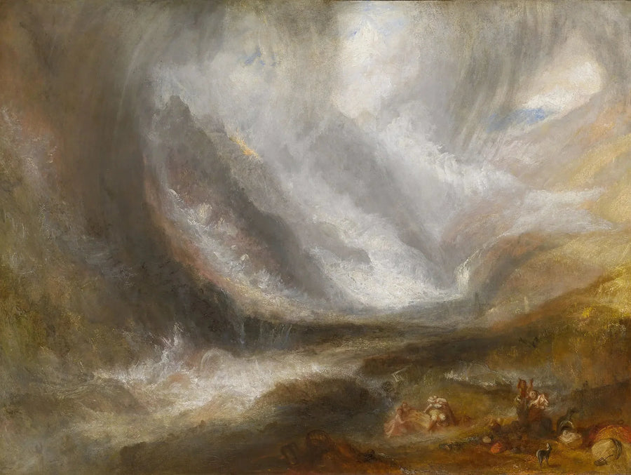 Aosta Vadisi: Kar Fırtınası, Çığ ve Gök Gürültüsü - J. M. W. Turner