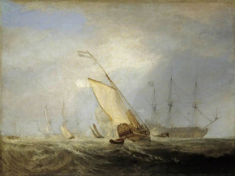 Dogger Bank Savaşı'ndan Sonra Van Tromp - J. M. W. Turner