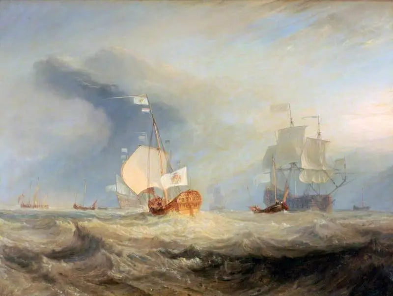 Van Tromp'un Texel'e Girişi, 1645 - J. M. W. Turner