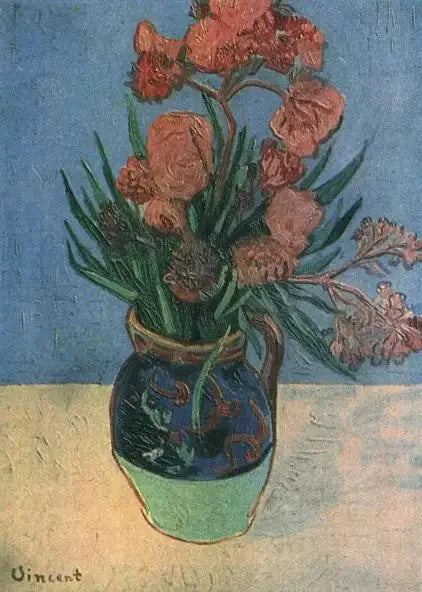 Gül Defnesi Vazosu - Vincent van Gogh