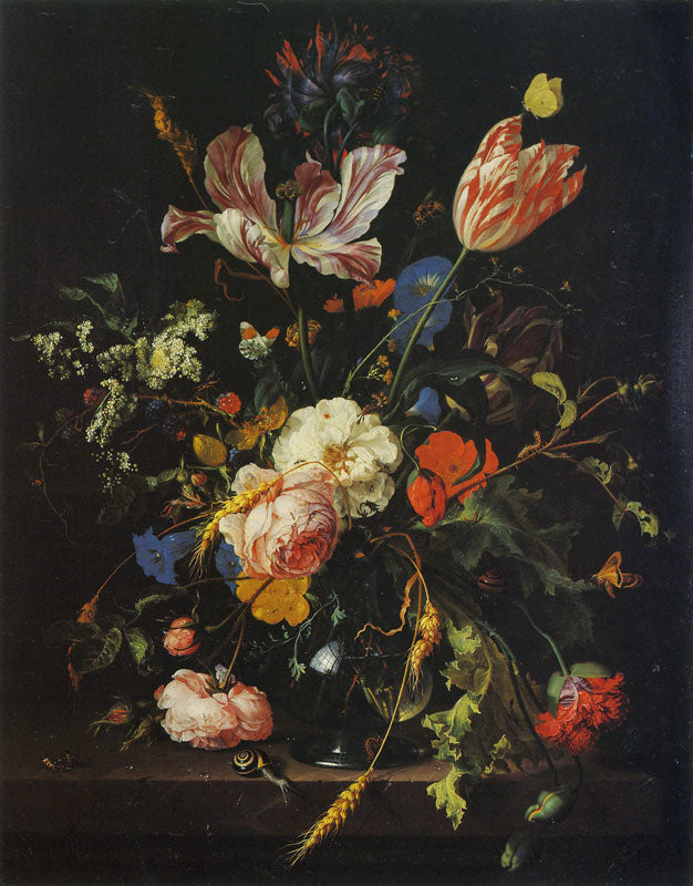Vase de fleurs aux pavots – Jan Davidsz. de Heem