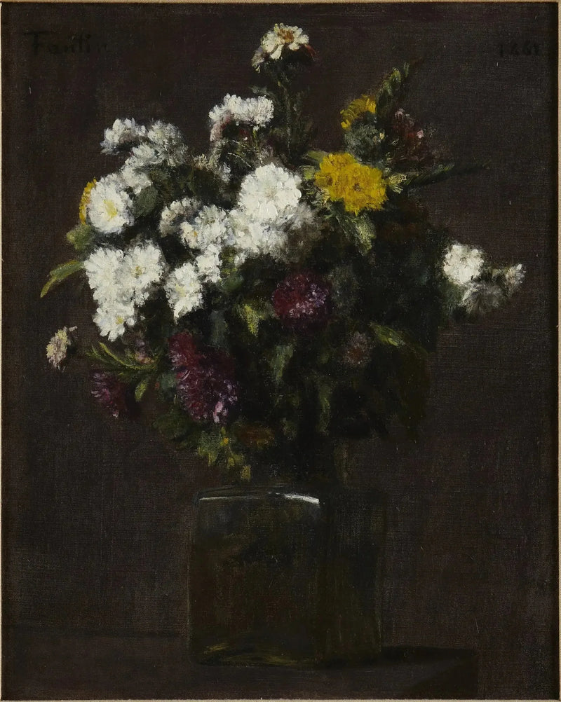 Çiçek Vazosu - Henri Fantin-Latour