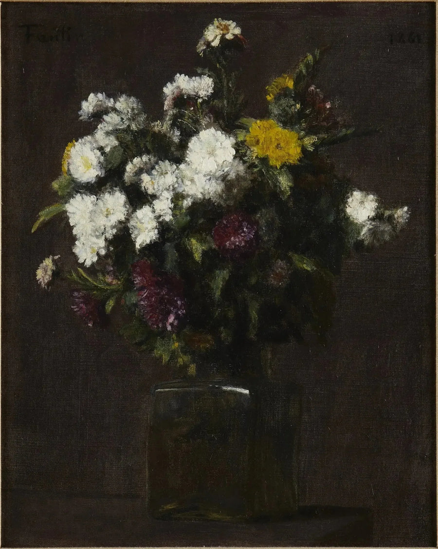 Çiçek Vazosu - Henri Fantin-Latour