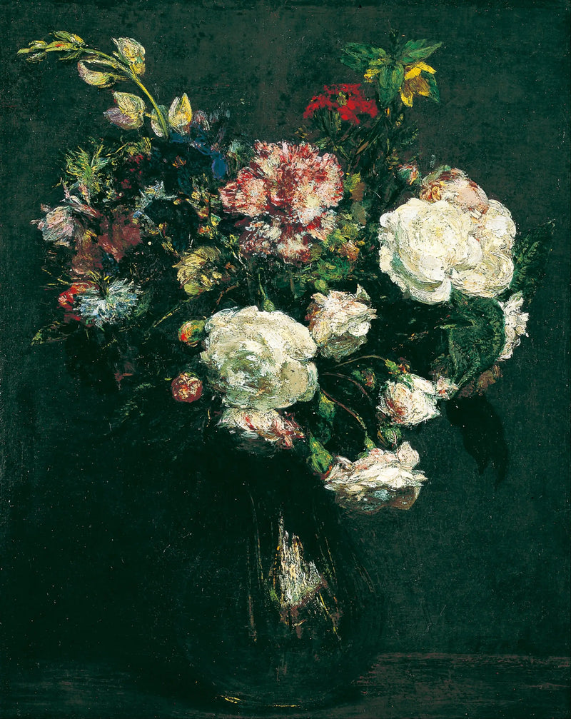Çiçek Vazosu - Henri Fantin-Latour