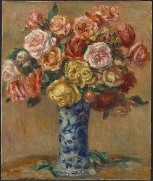 Çiçek Vazosu - Pierre-Auguste Renoir