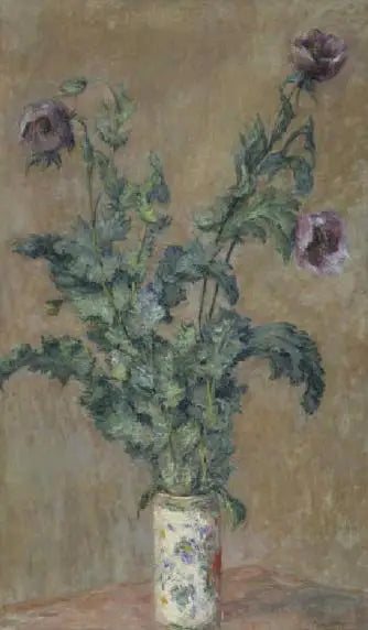 Haşhaş Vazosu - Claude Monet