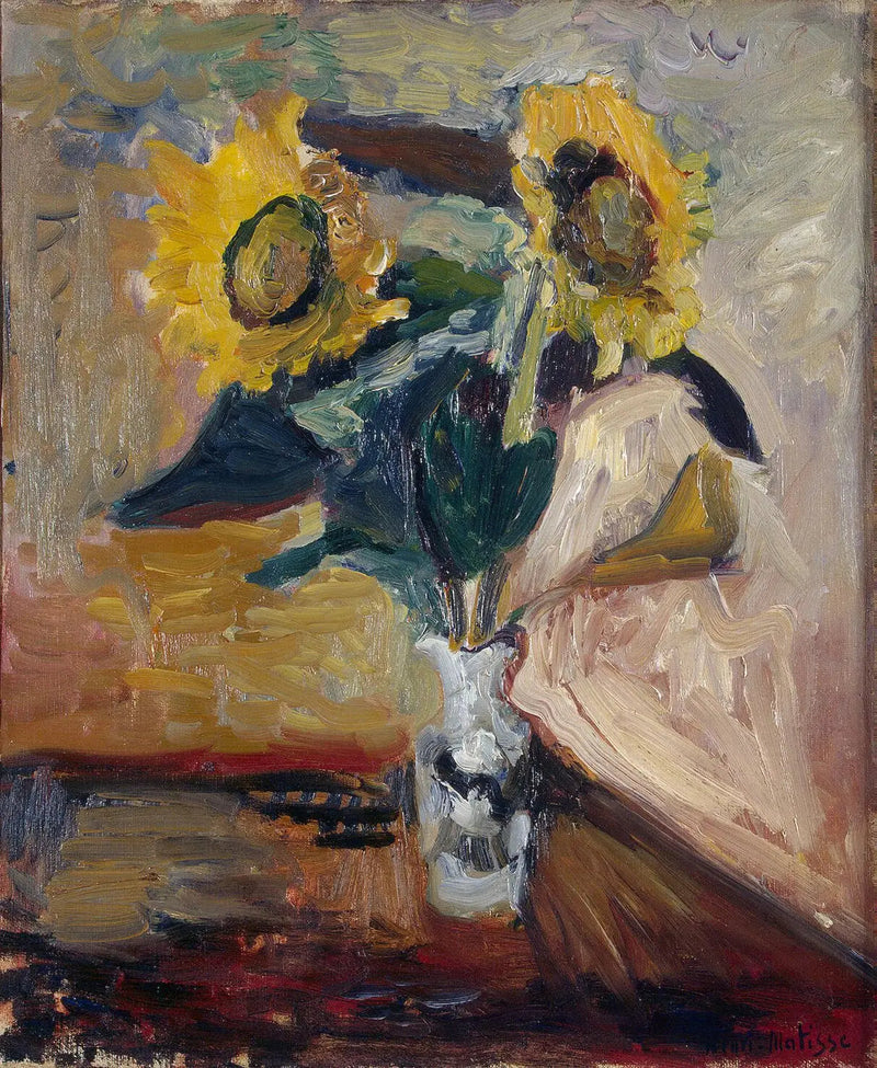 Ayçiçeği Vazosu - Henri Matisse