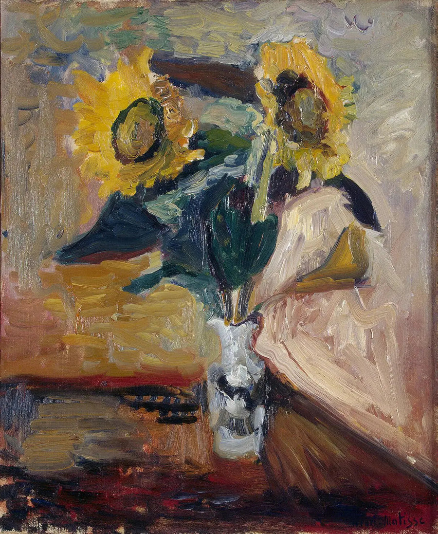 Ayçiçeği Vazosu - Henri Matisse