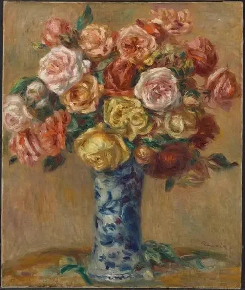 Çiçek Vazosu - Pierre-Auguste Renoir
