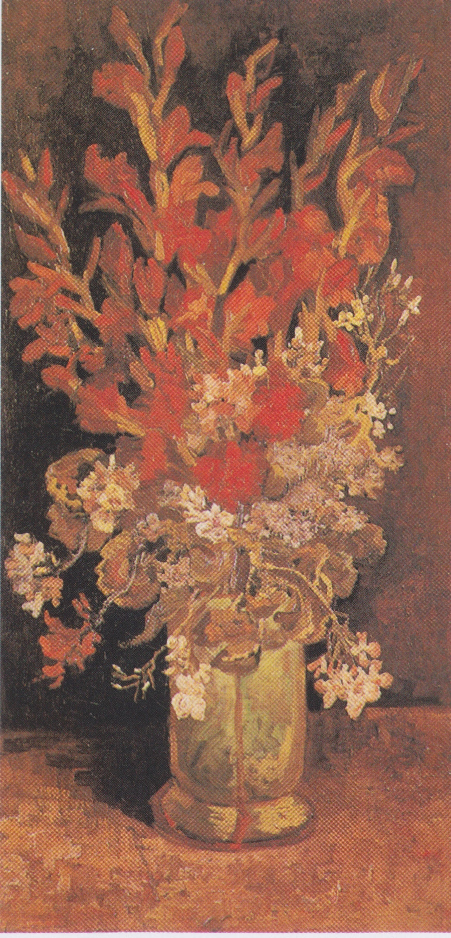 Kardelenler ve karanfillerle vazo - Vincent van Gogh