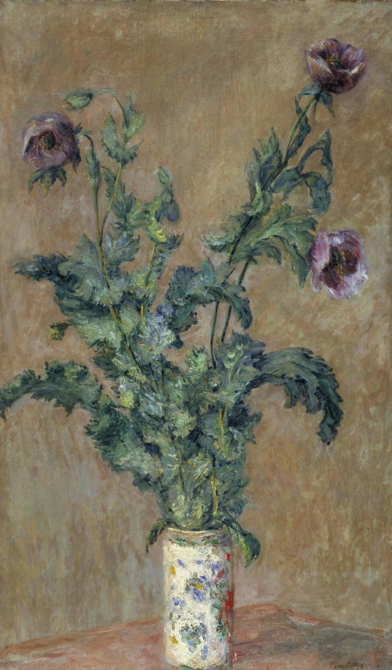 Haşhaş vazosu W848 - Claude Monet