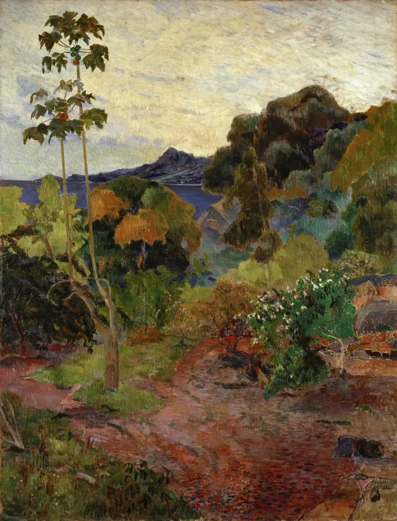 Tropikal Bitki Örtüsü, Martinik - Paul Gauguin