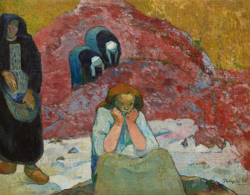 Arles'de Üzüm Hasadı veya İnsani Sefalet - Paul Gauguin