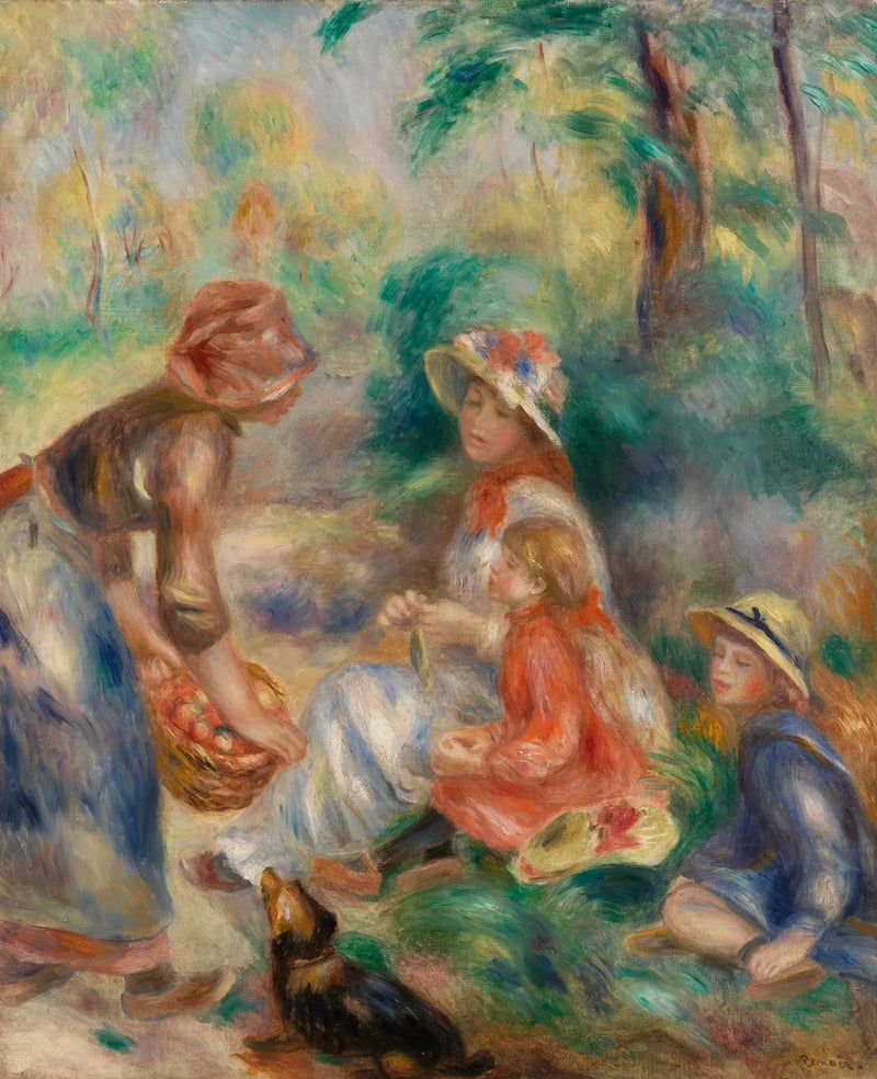 Elma Satıcısı (Elma Satıcısı) - Pierre-Auguste Renoir