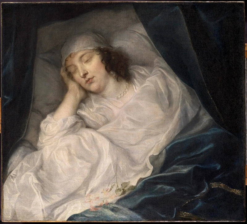 Venetia, Lady Digby, Ölüm Yatağında - Antoine van Dyck