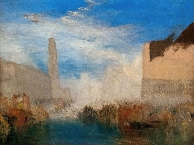 Venedik, Dük'ün Denize Evlendiği Tören ile Piazzetta - J. M. W. Turner