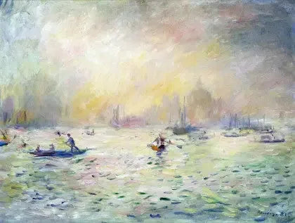 Venedik — sis - Pierre-Auguste Renoir